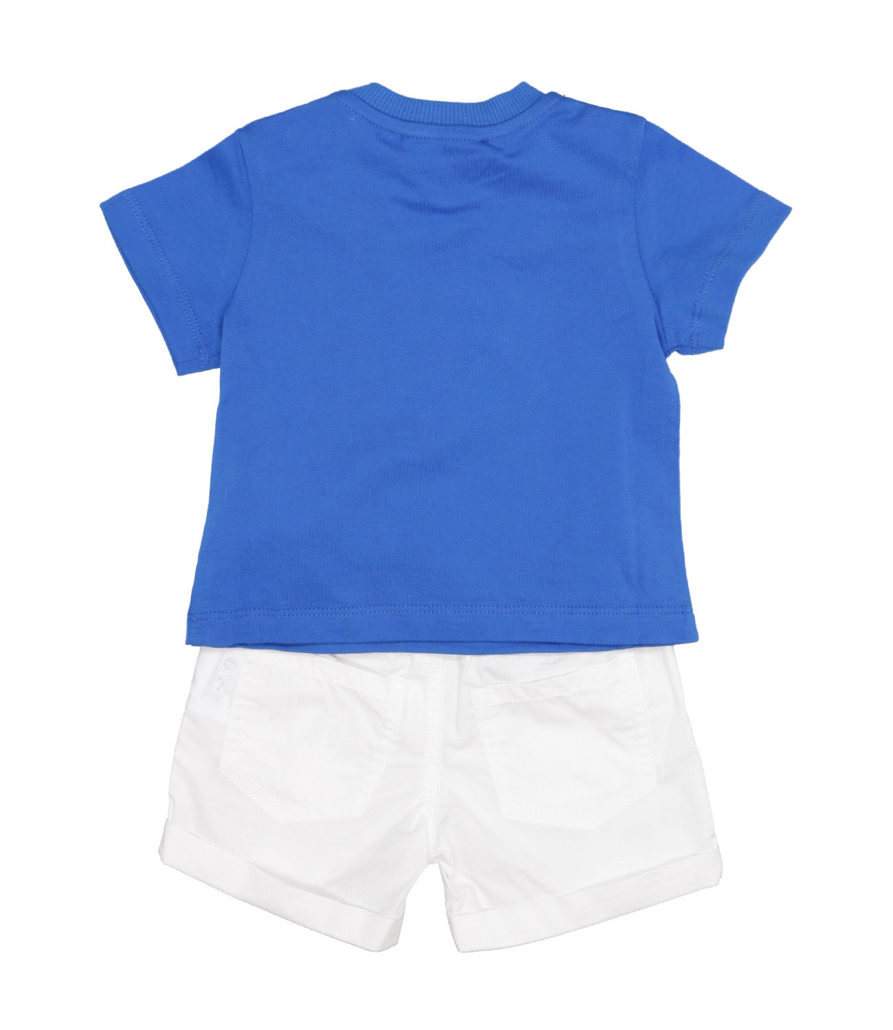 Moschino Baby | Set T-Shirt e Shorts Blu Royal e Bianco