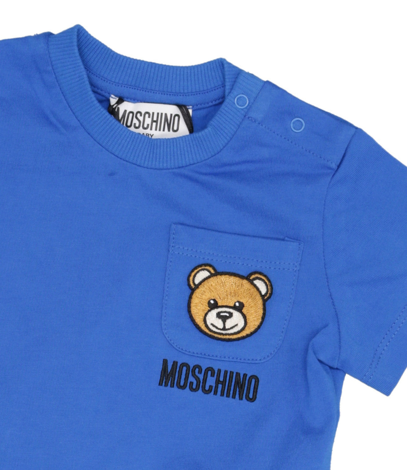 Moschino Baby | Royal Blue and White T-Shirt and Shorts Set