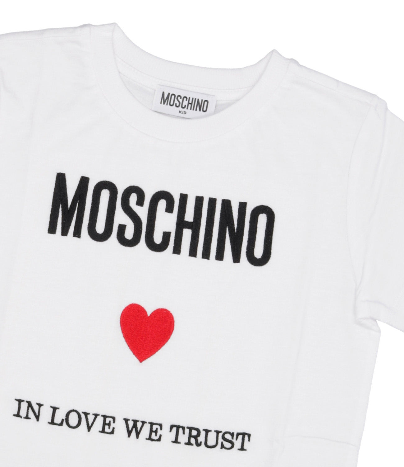 Moschino Kids | T-Shirt Bianco Ottico