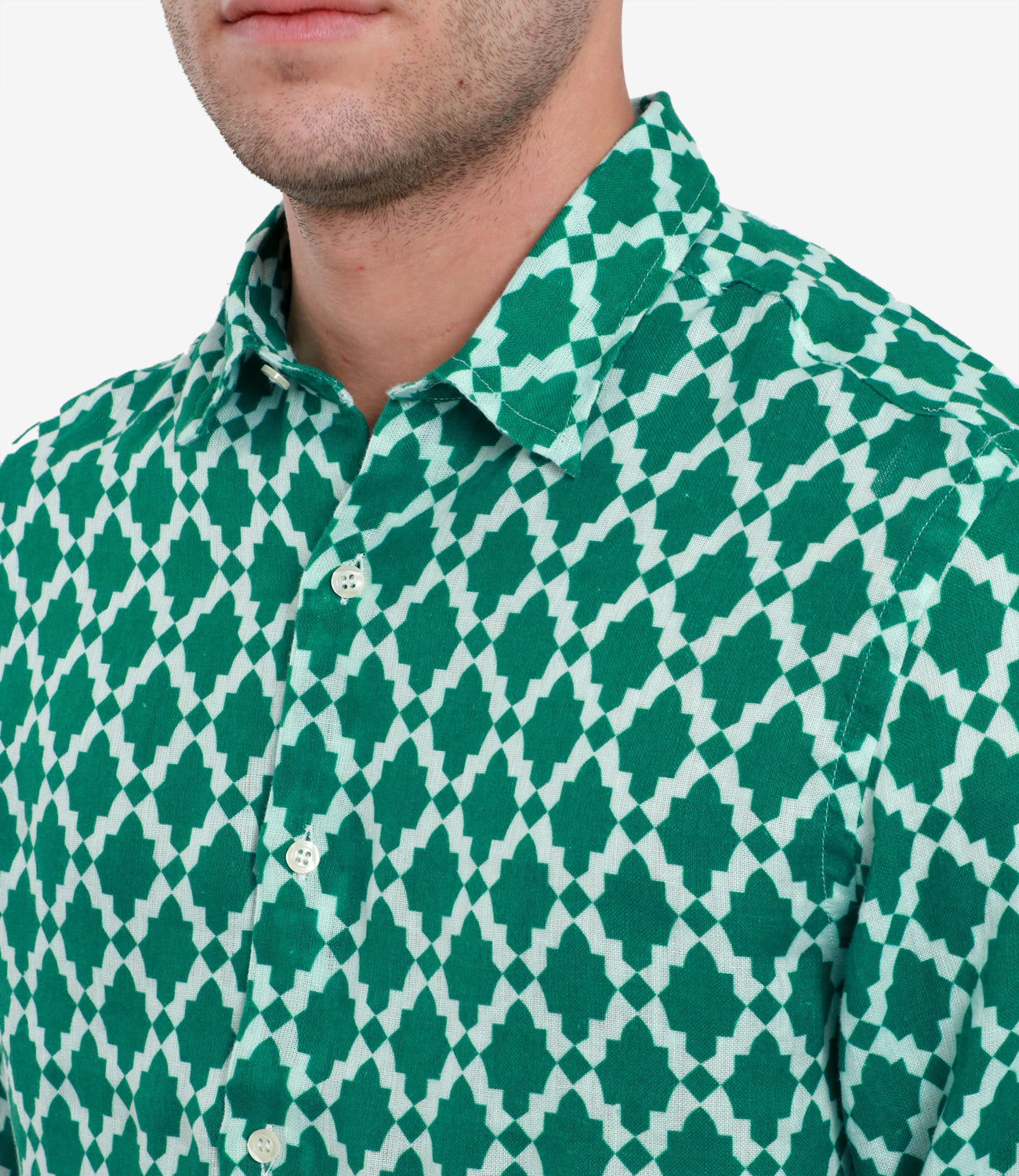 Peninsula Swim&Wear | Camicia Verde e Bianco