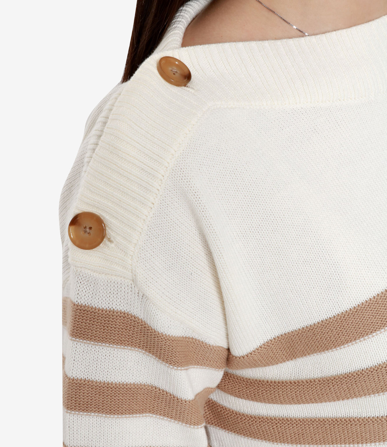 Pennyblack | Sweater Ticino White and Rope