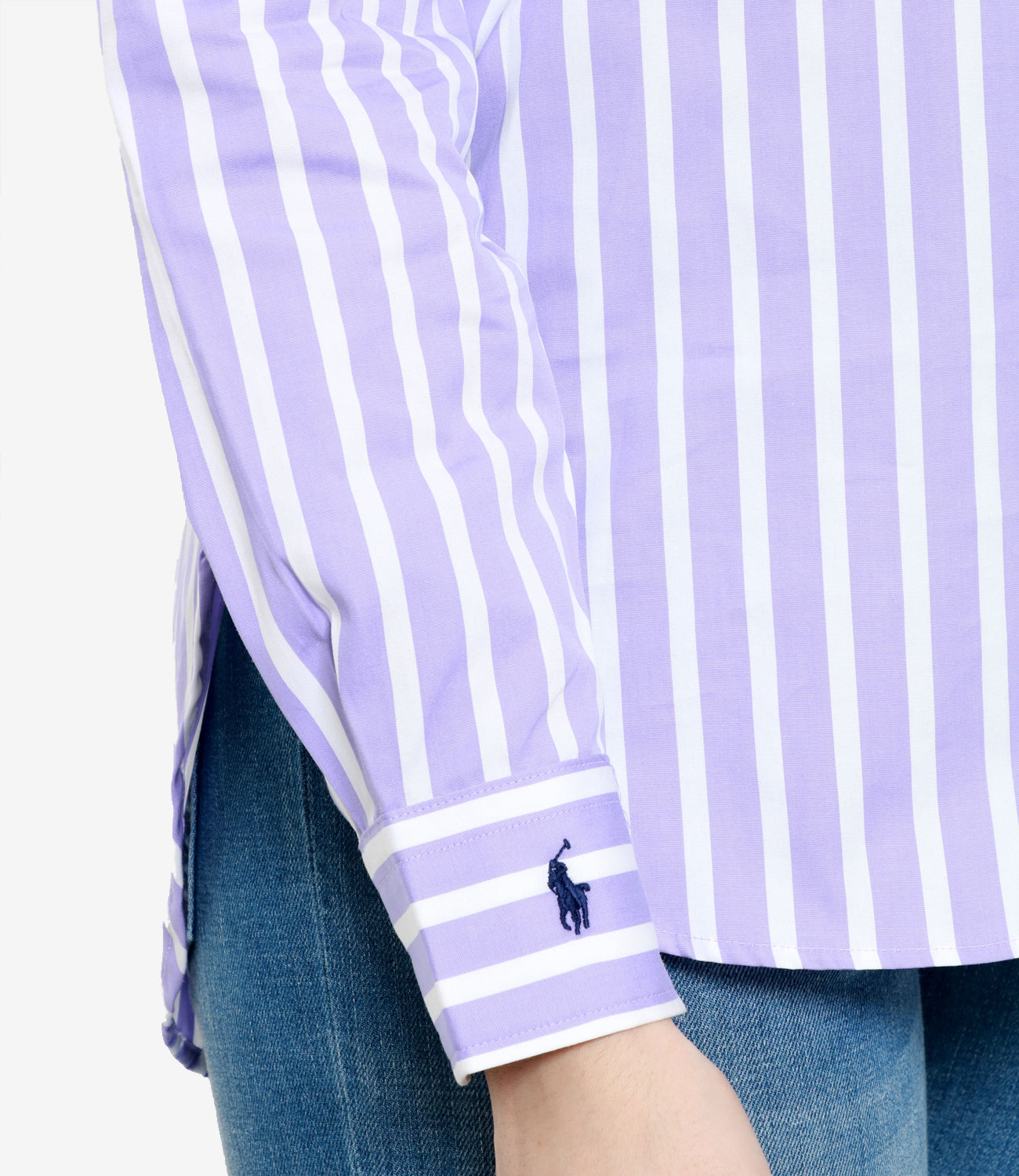 Polo Ralph Lauren | White and Lilac Blouse