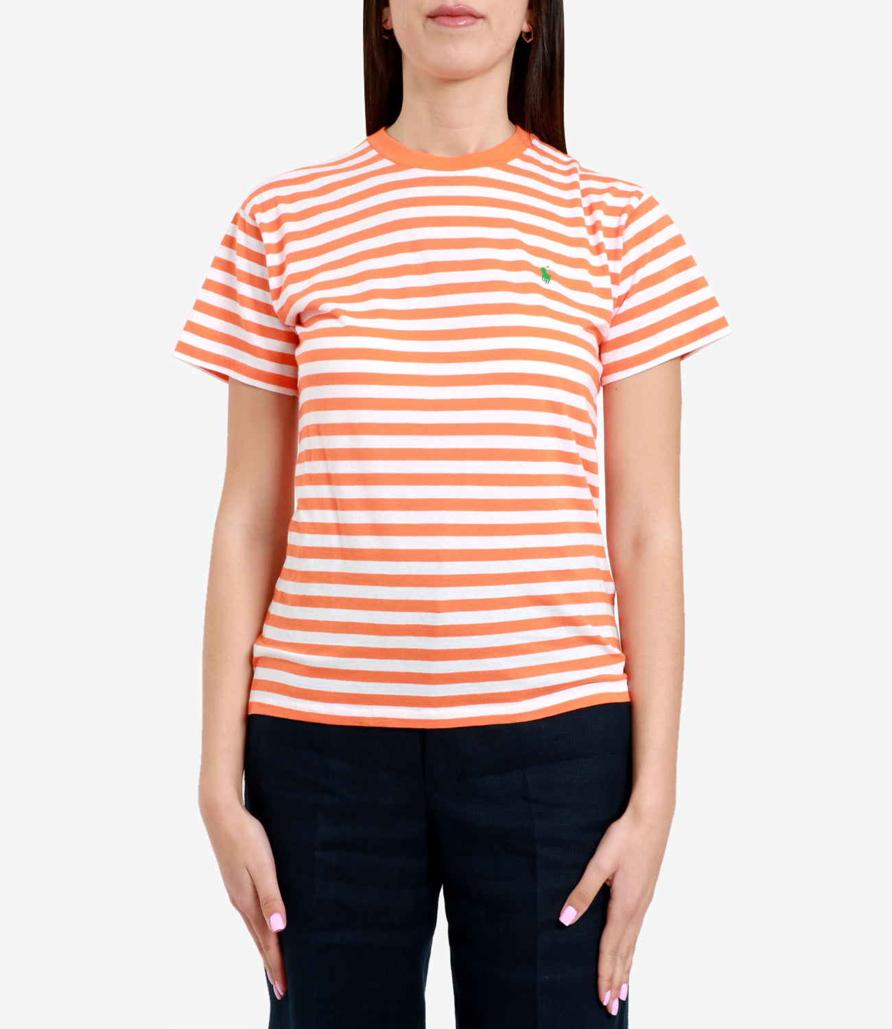Polo Ralph Lauren | T-Shirt Arancio e Bianco