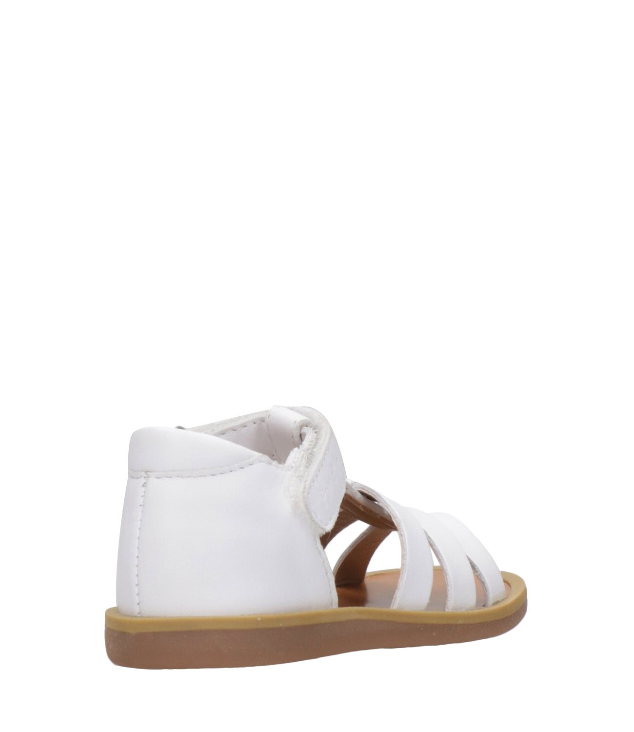 Pom D'Api | Sandal Poppy Strapp White