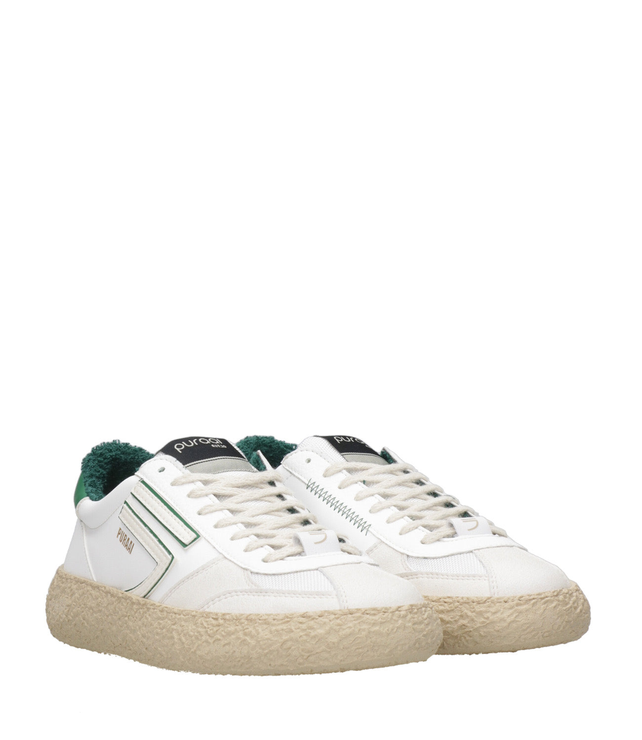 Puraai | Sneakers 1.01 Classic Bianco e Verde