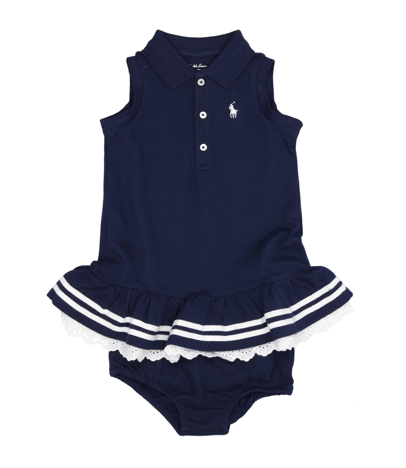 Ralph Lauren Childrenswear | Navy Blue Dress