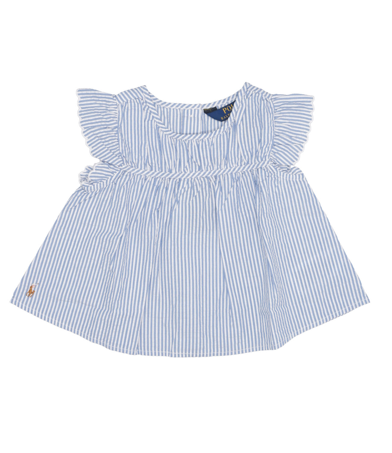 Ralph Lauren Childrenswear | Blue and White Blouse