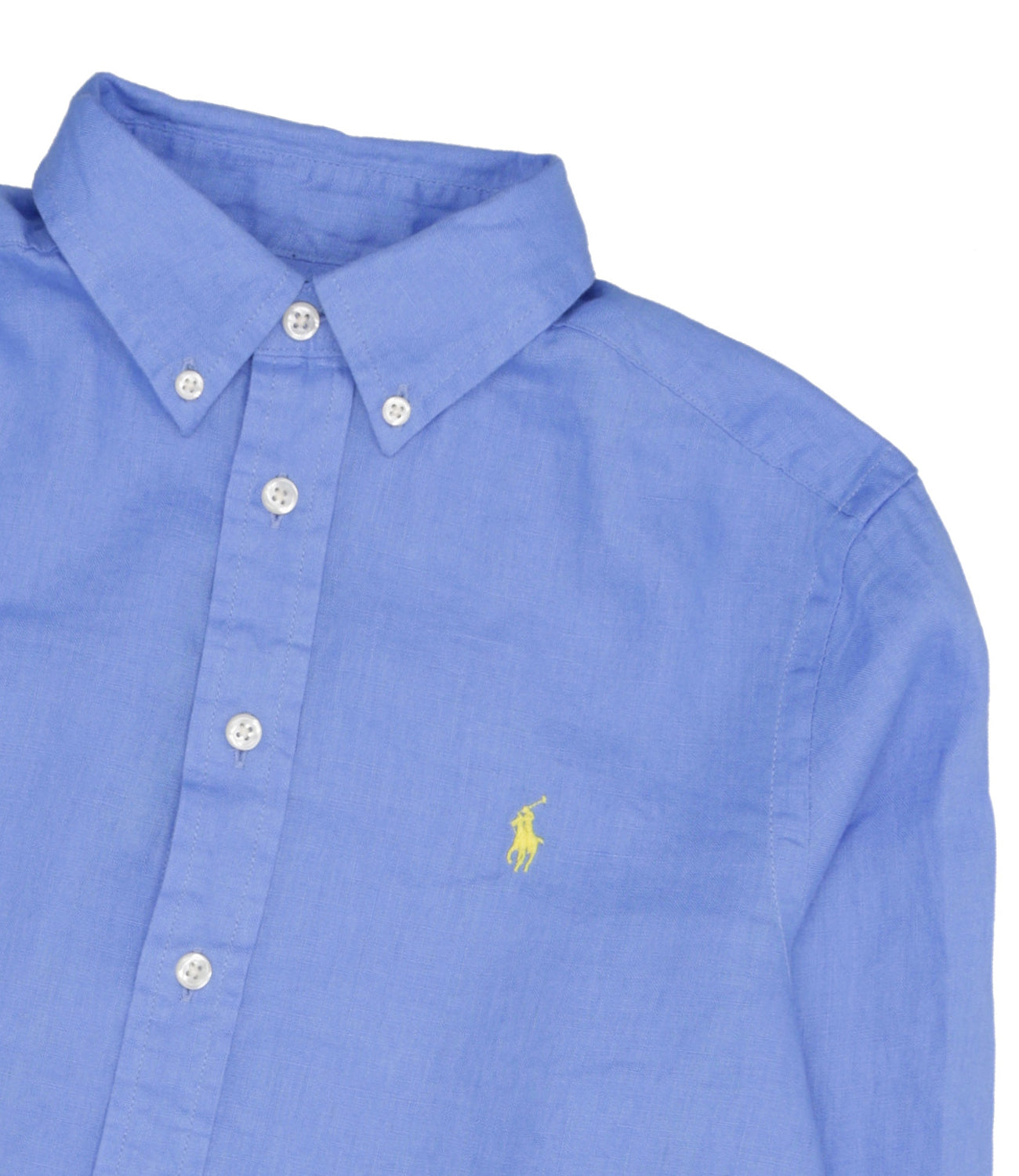 Ralph Lauren Childrenswear | Camicia Lino Azzurro