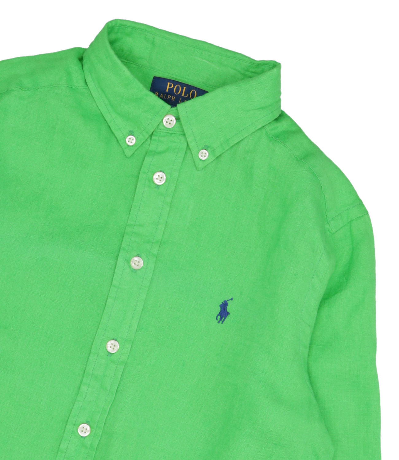 Ralph Lauren Childrenswear | Linen Shirt Green