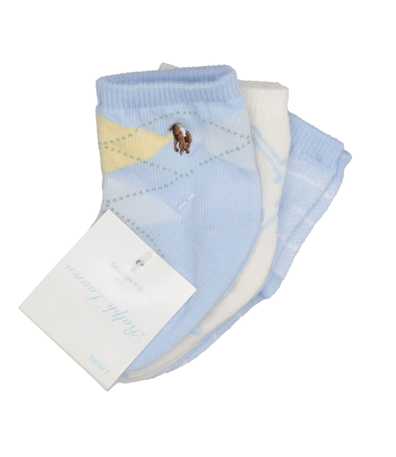 Ralph Lauren Childrenswear | Celeste and Beige Socks