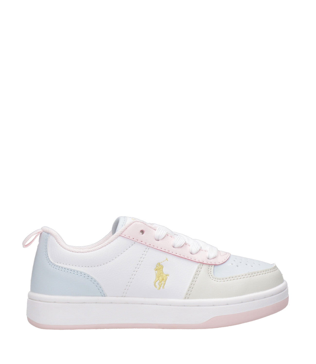 Ralph Lauren Childrenswear | Sneakers Court II Bianco e Rosa