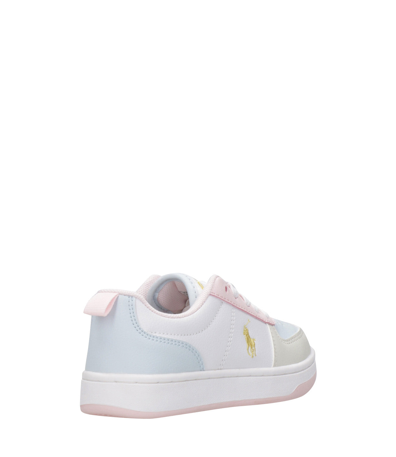 Ralph Lauren Childrenswear | Court II Sneakers White and Pink