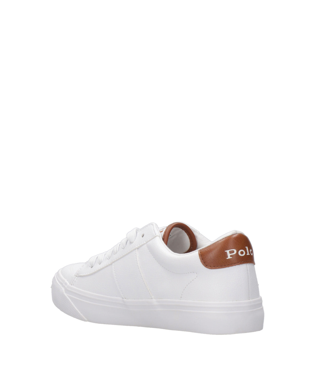 Ralph Lauren Childrenswear | White and Brown Sneakers