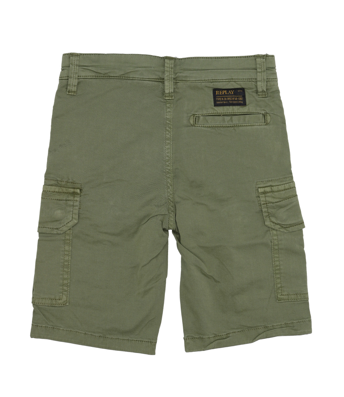 Replay & Sons Junior | Military Green Bermuda Shorts