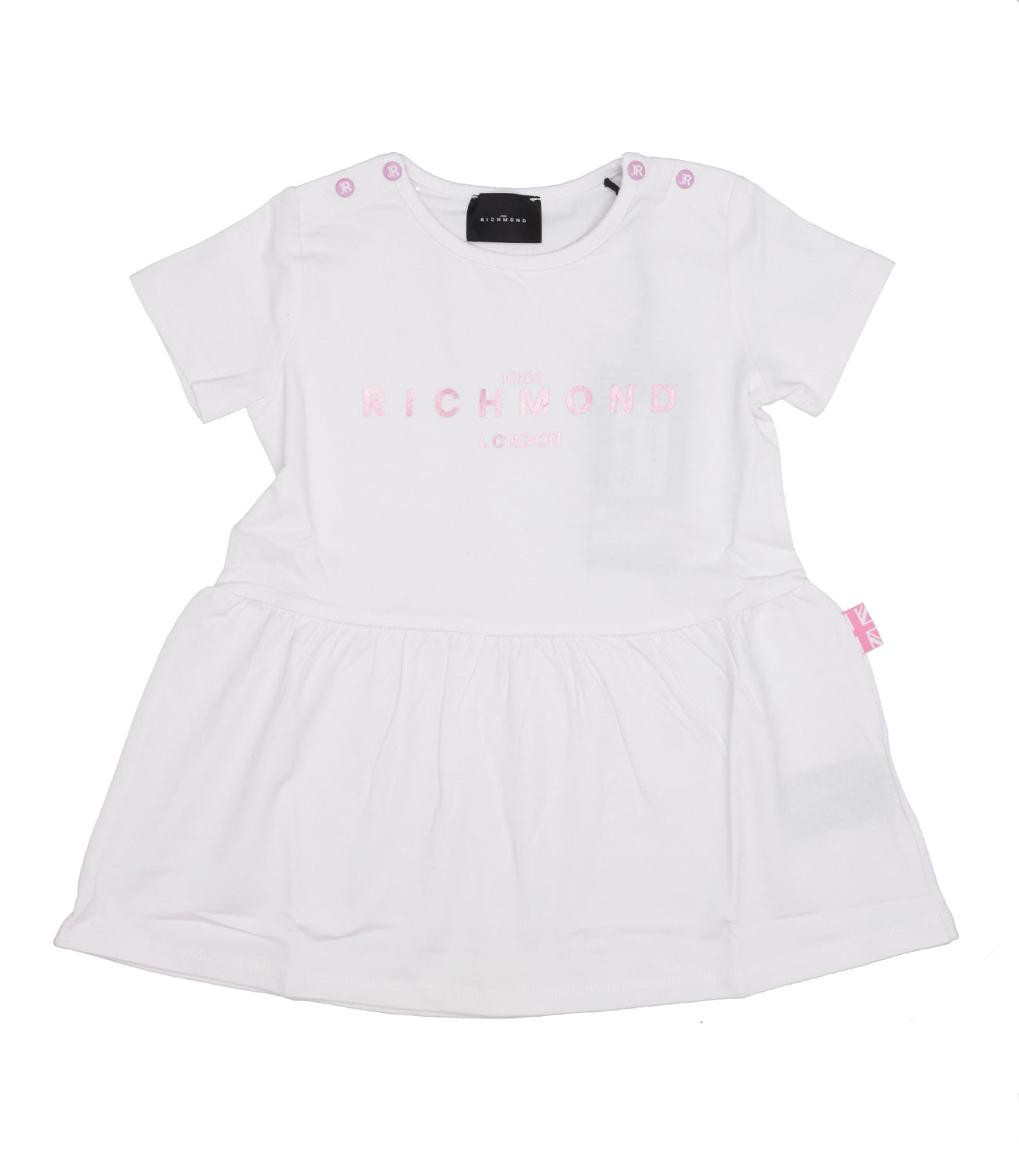 Richmond Kids | Pink and White Dress