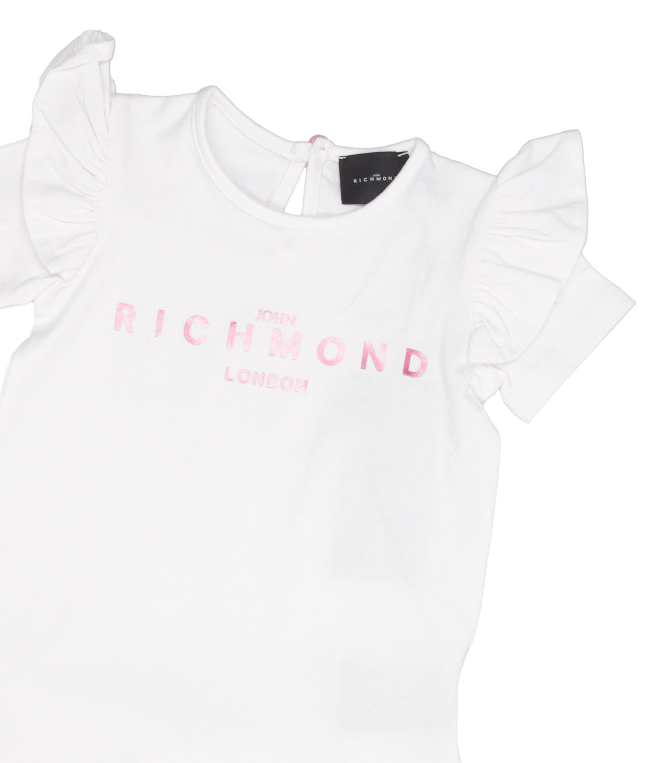 Richmond Kids | Zuke White and Yellow T-Shirt and Skirt Set