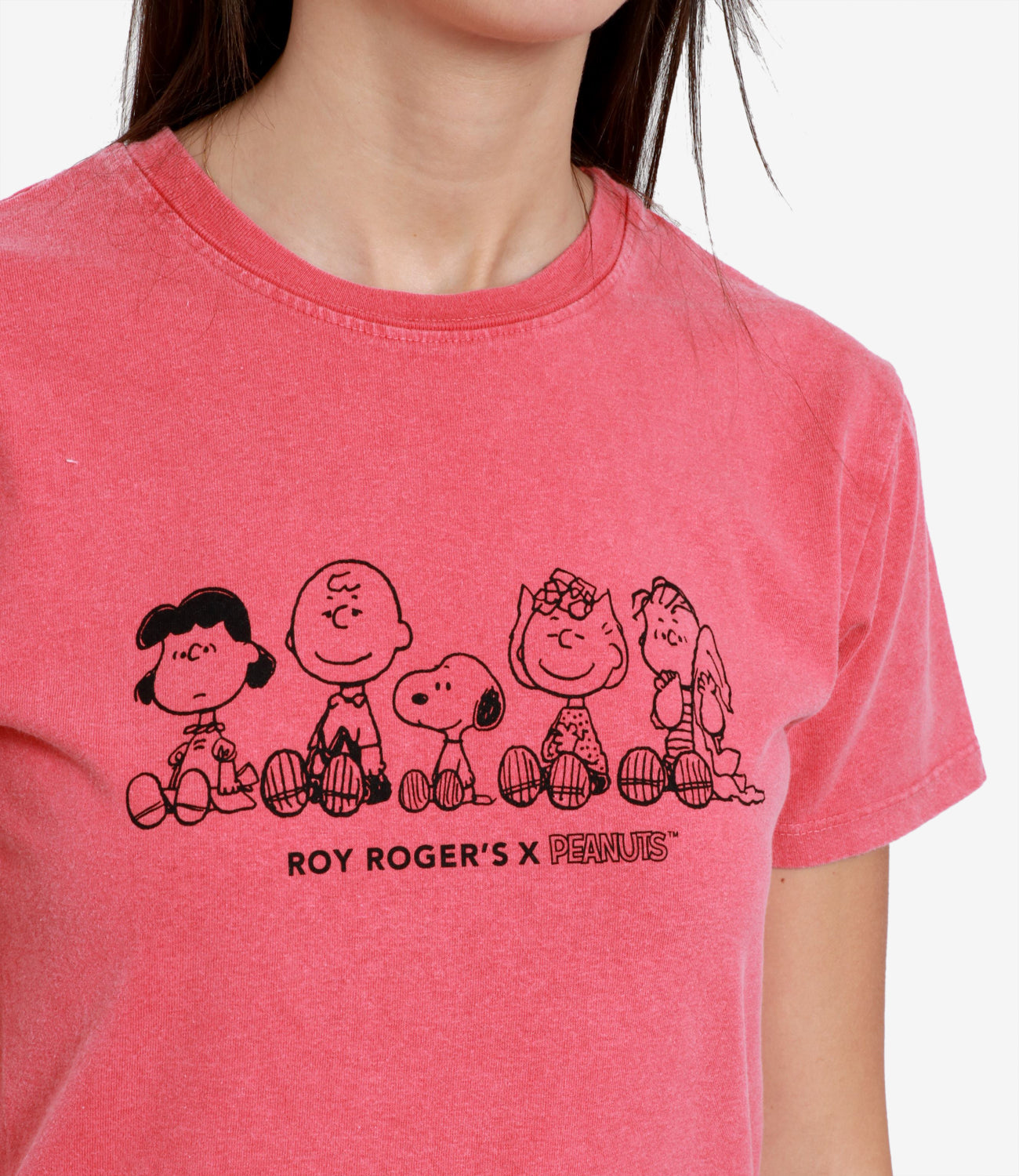 Roy Roger's | T-Shirt Peanuts Corallo