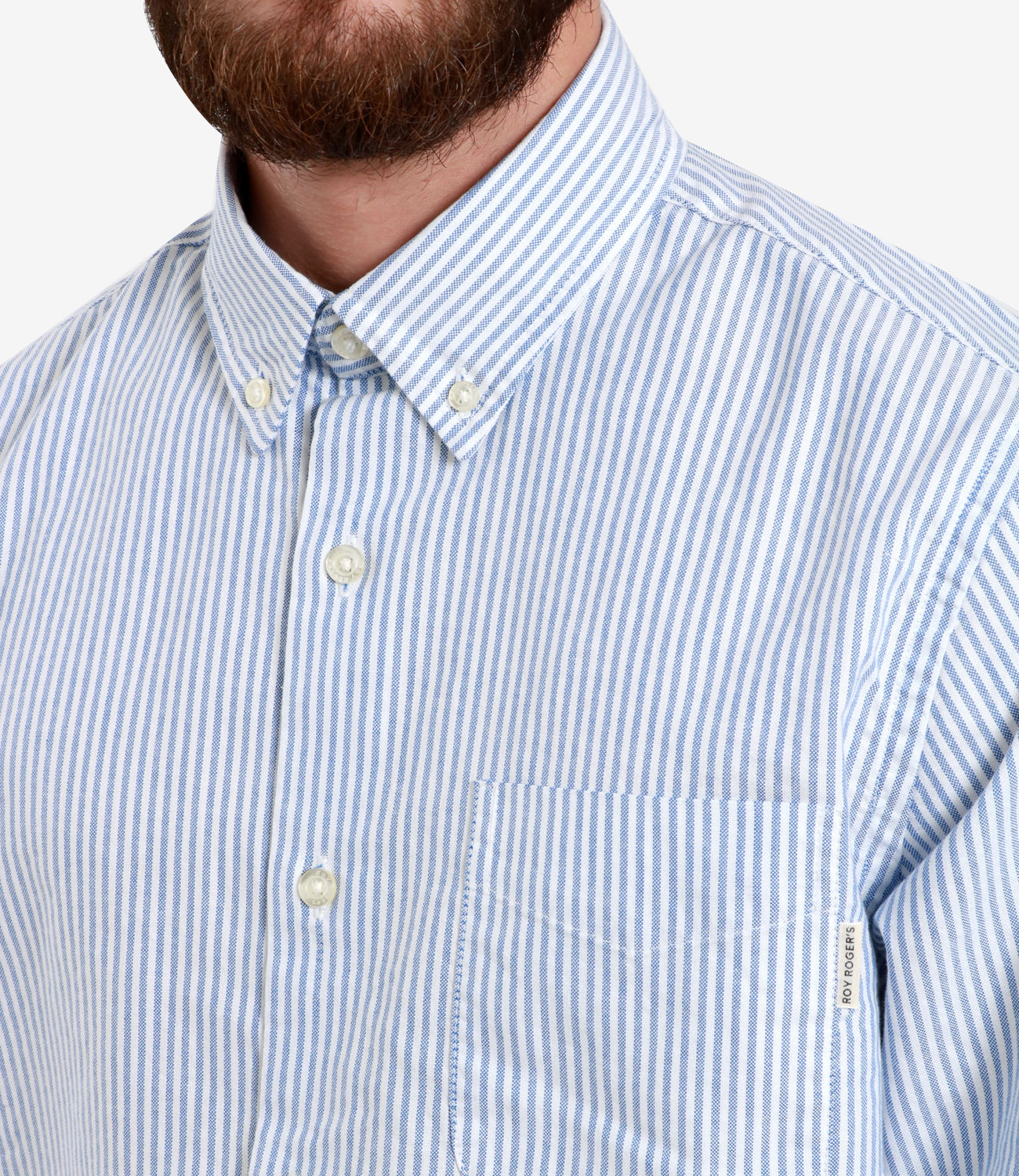 Roy Roger's | Blue and White Shirt