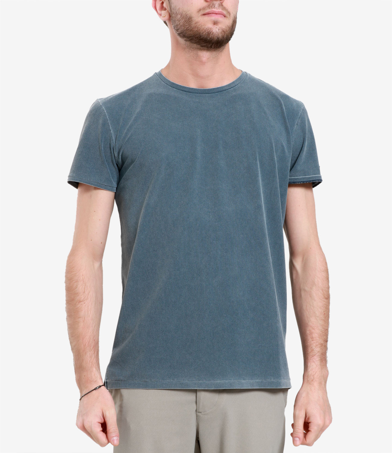 RRD | T-Shirt Techno Wash Piquè Blu Denim