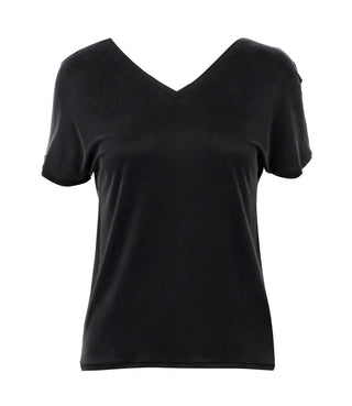 RRD | T-Shirt Cupro V Neck Nero