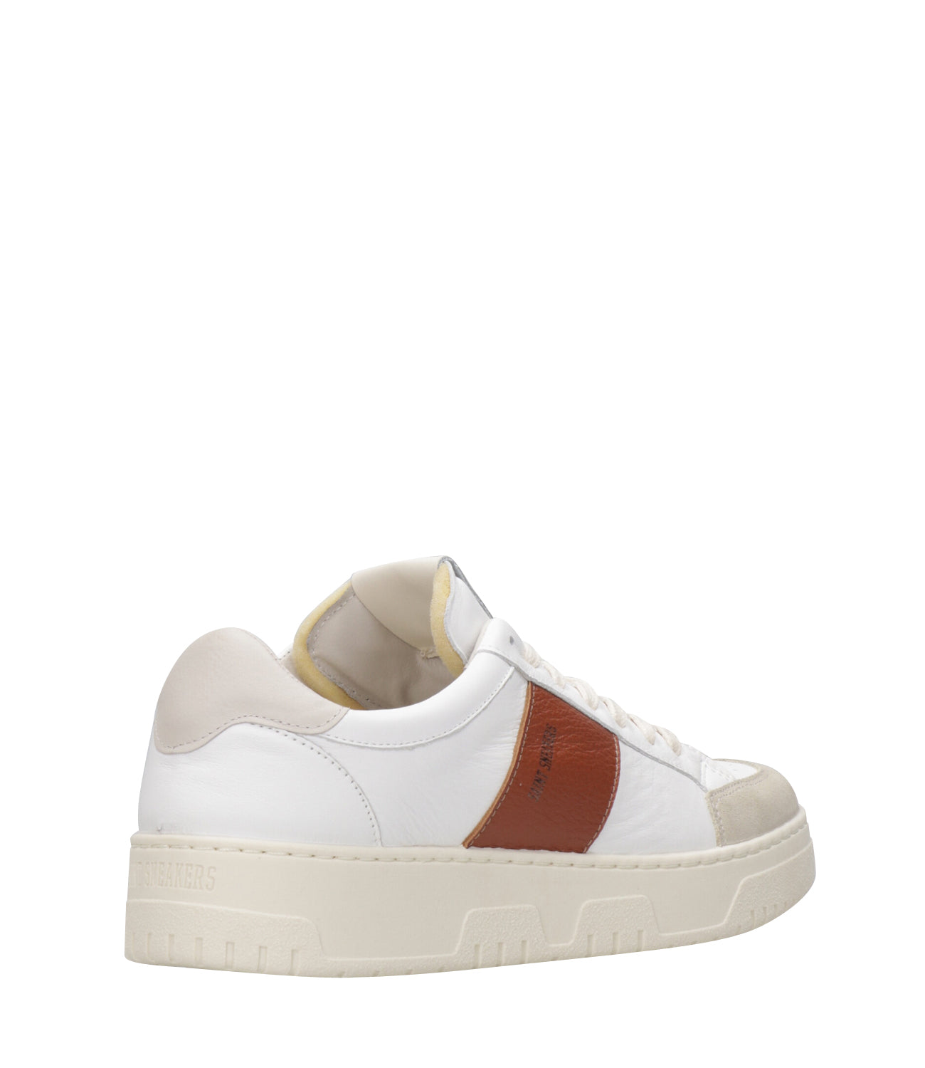 Saint Sneakers | White and Brick Sneakers
