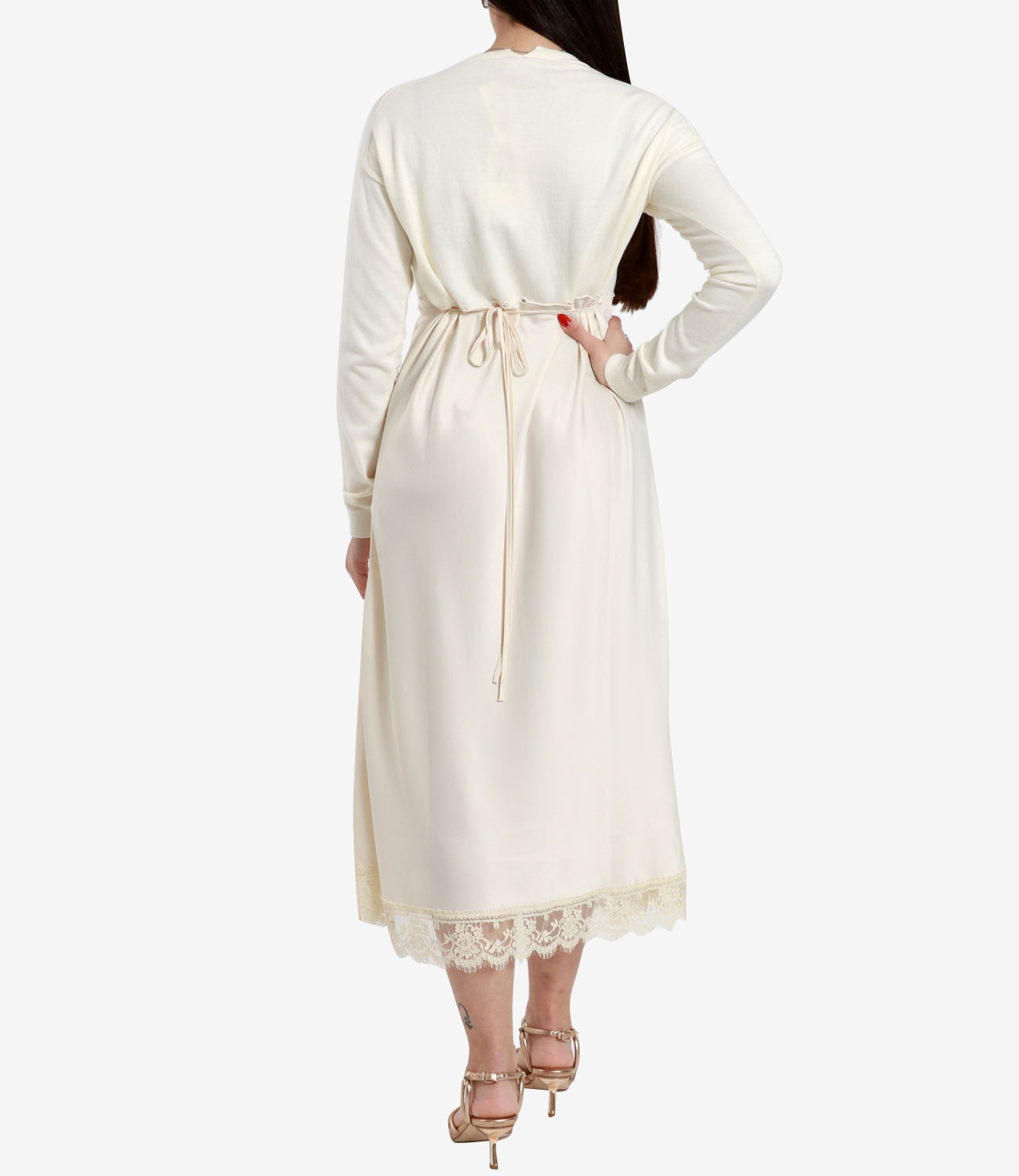 Semicouture | Kasey Cream Dress