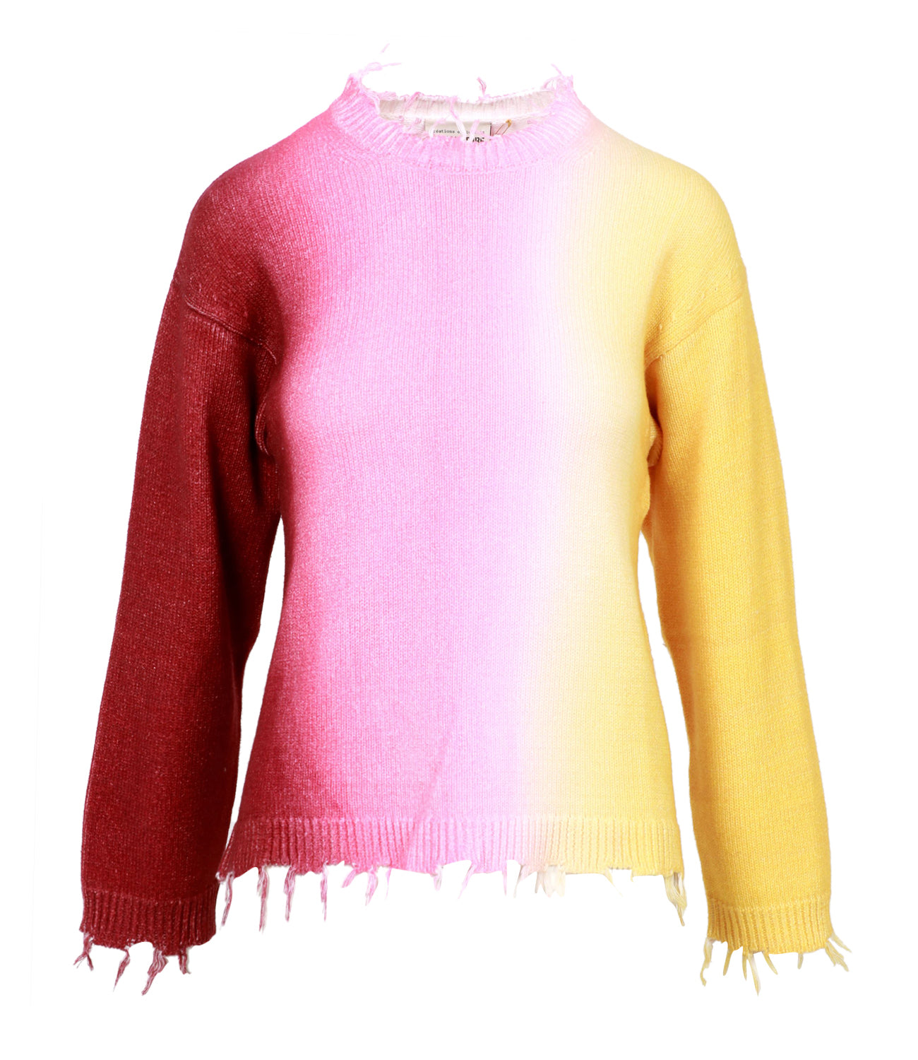 Semicouture | Nikole Jersey Red Fuxia and Yellow