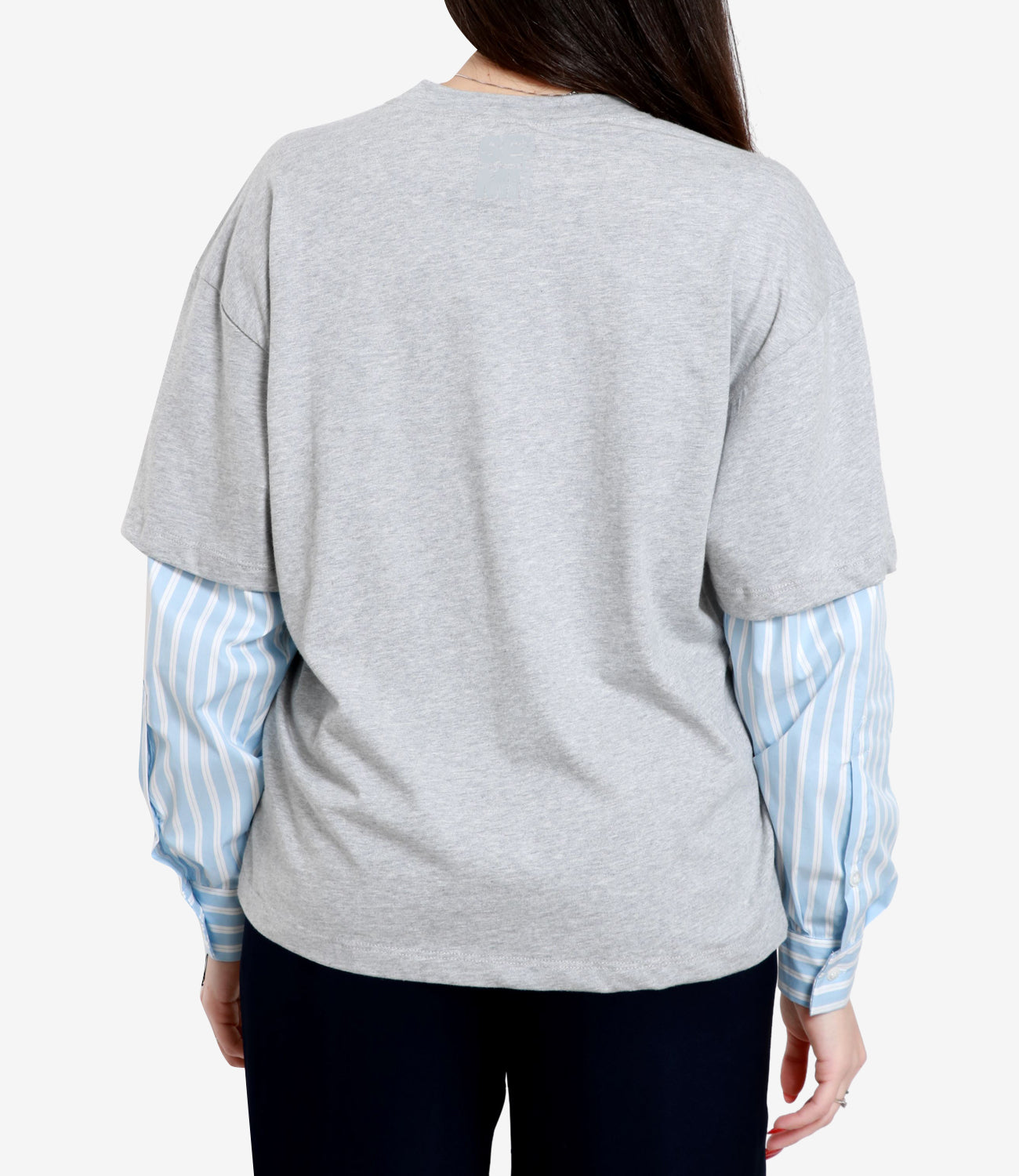 Semicouture | Stefania Light Grey T-Shirt