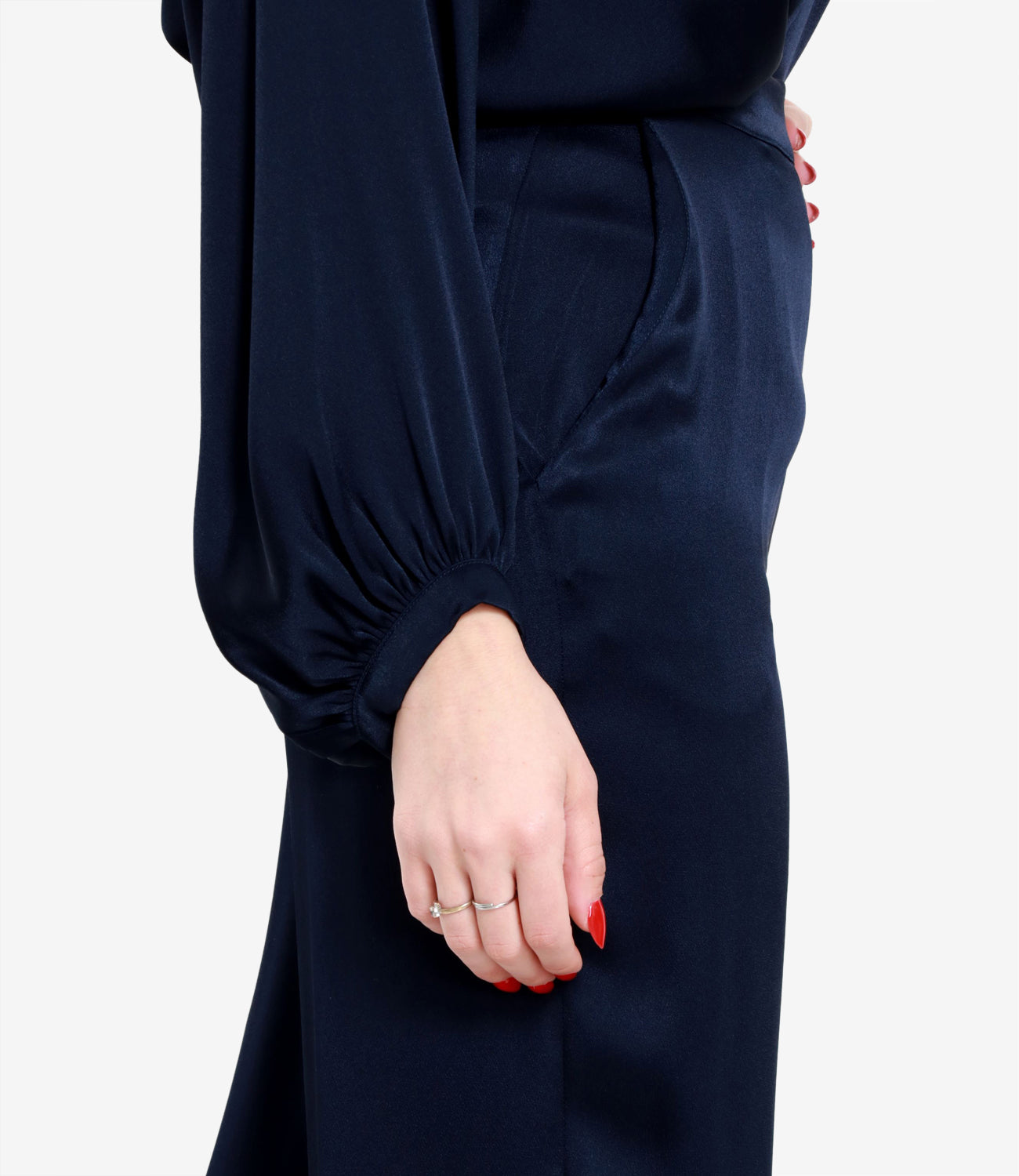 Semicouture | Emerson Night Blue Trousers