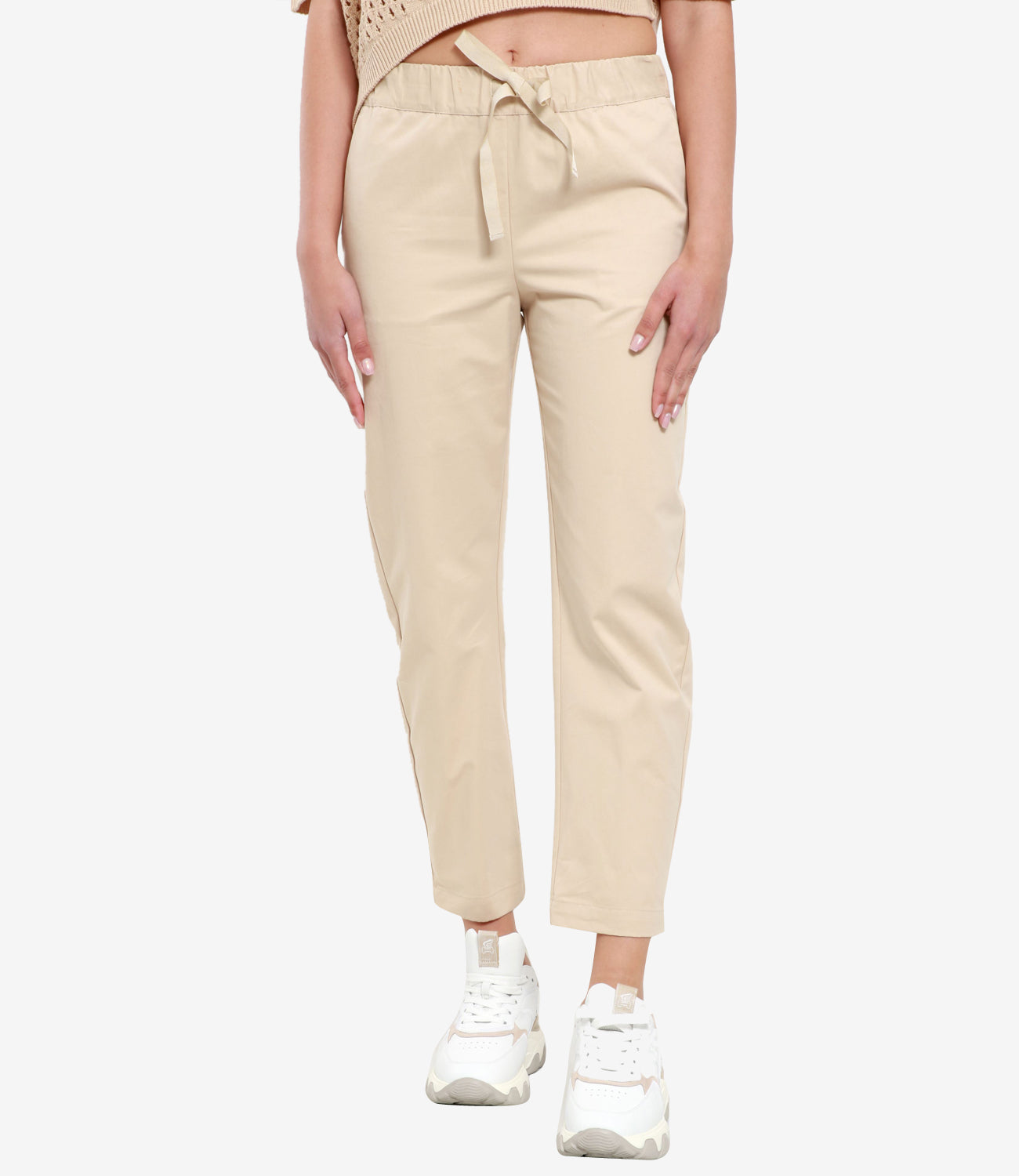 Semicouture | Light Camel Buddy Trousers