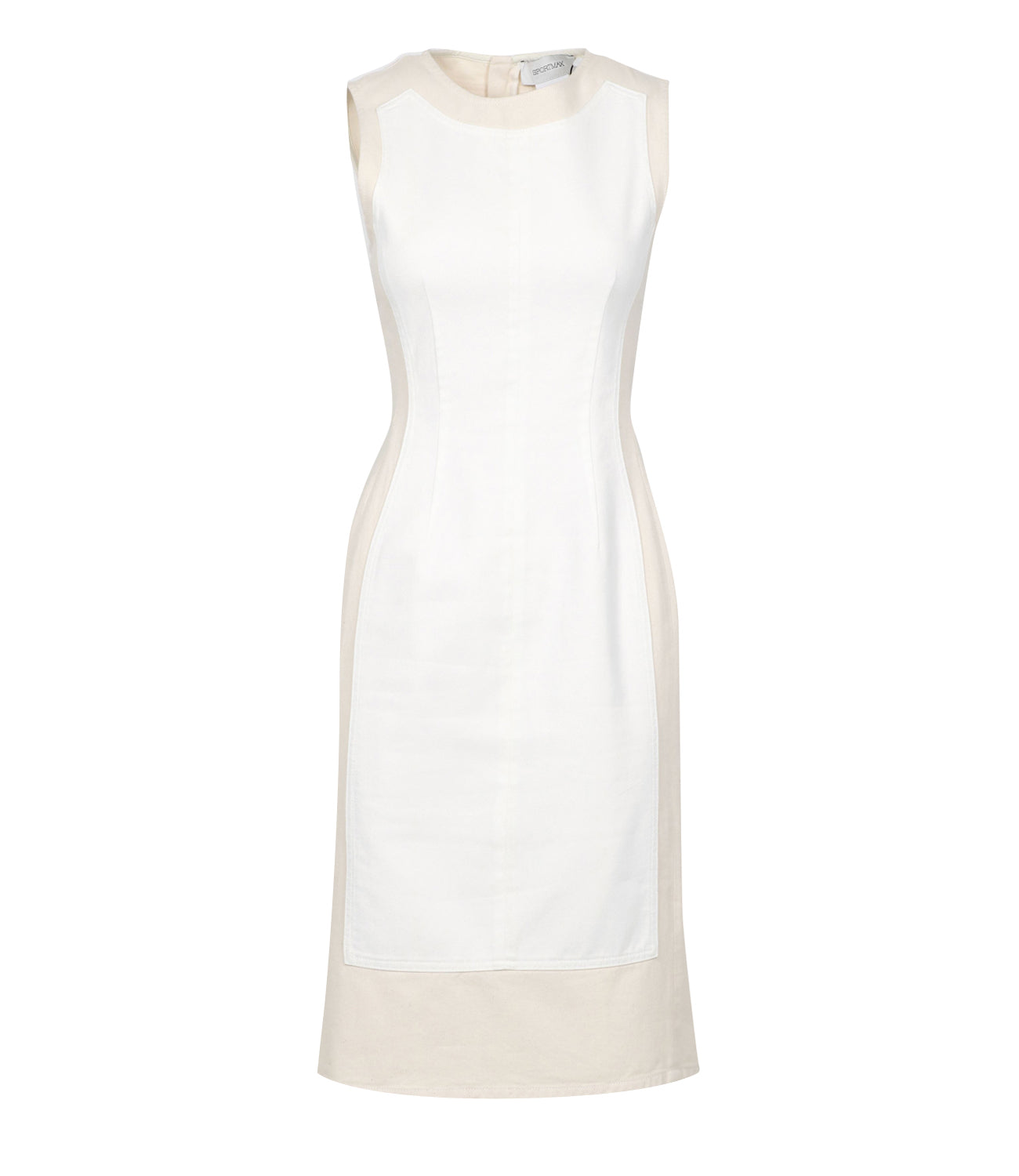 Sportmax | White and Beige Yang Dress