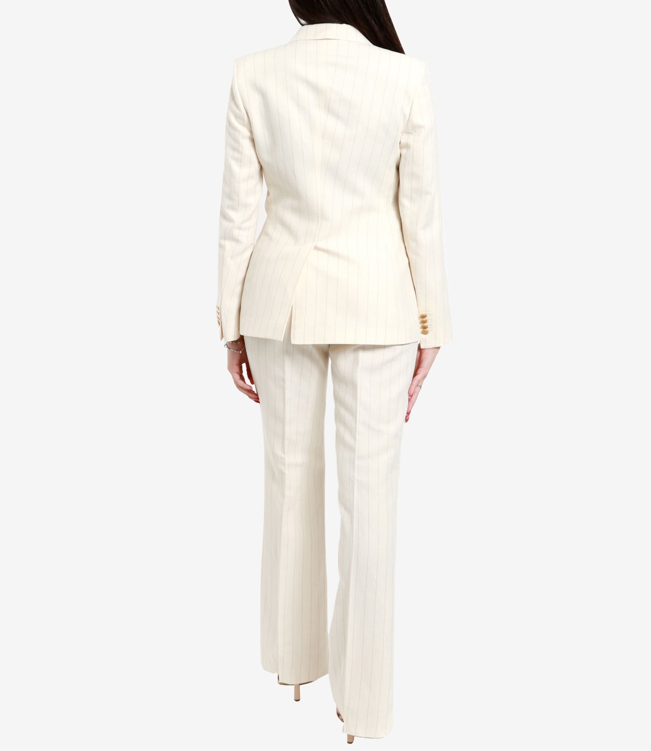 Tagliatore | Cream and Brown Dress
