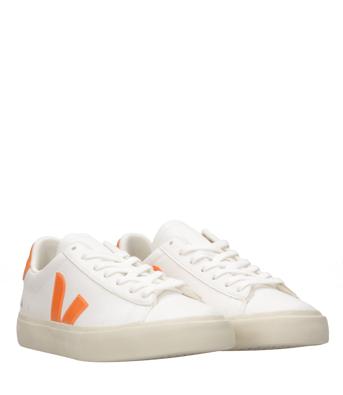 Veja | Sneakers Campo Chromefree Bianco e Arancio