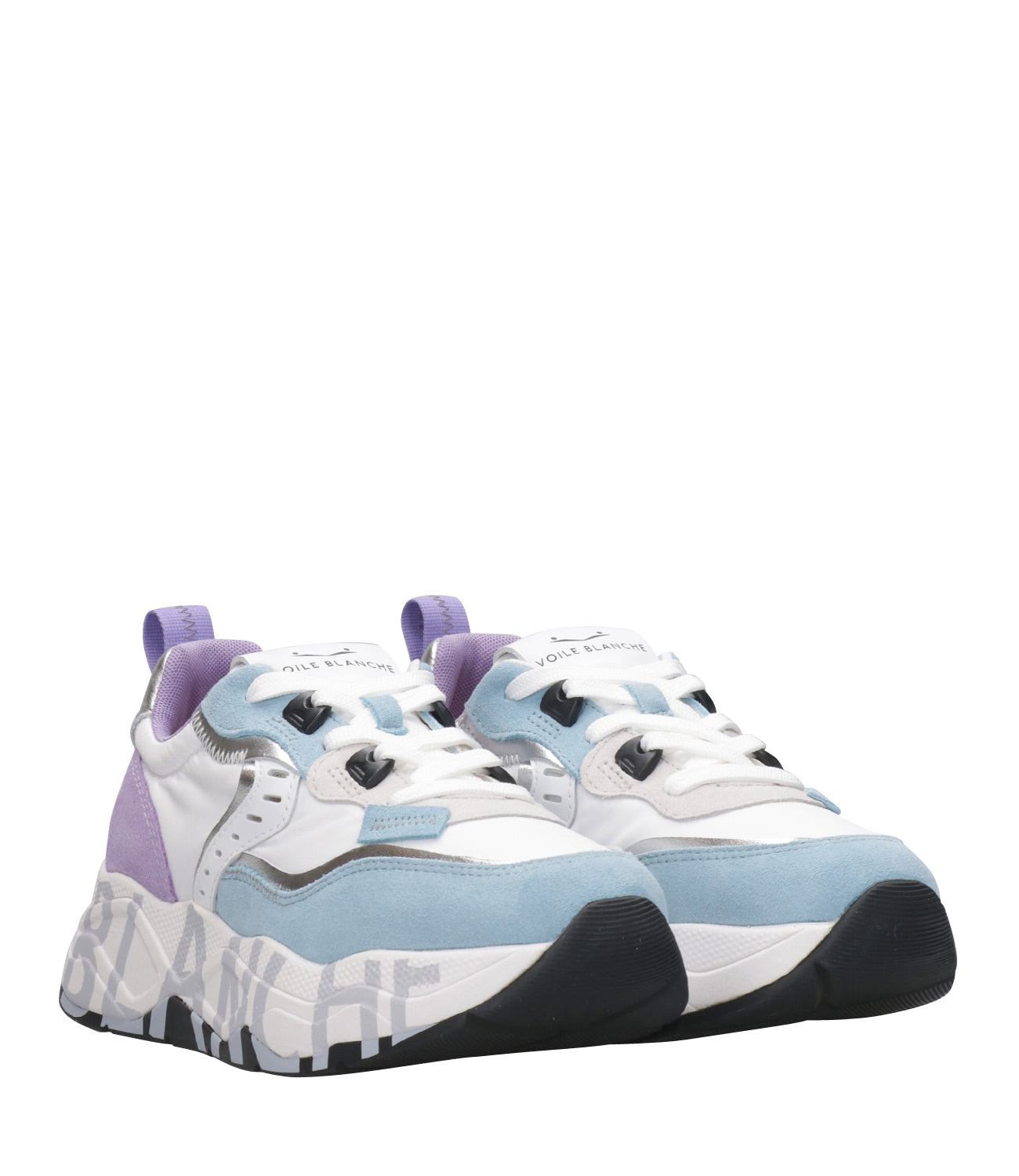 Voile Blanche | Sneakers Club105 Celeste, White and Lilac