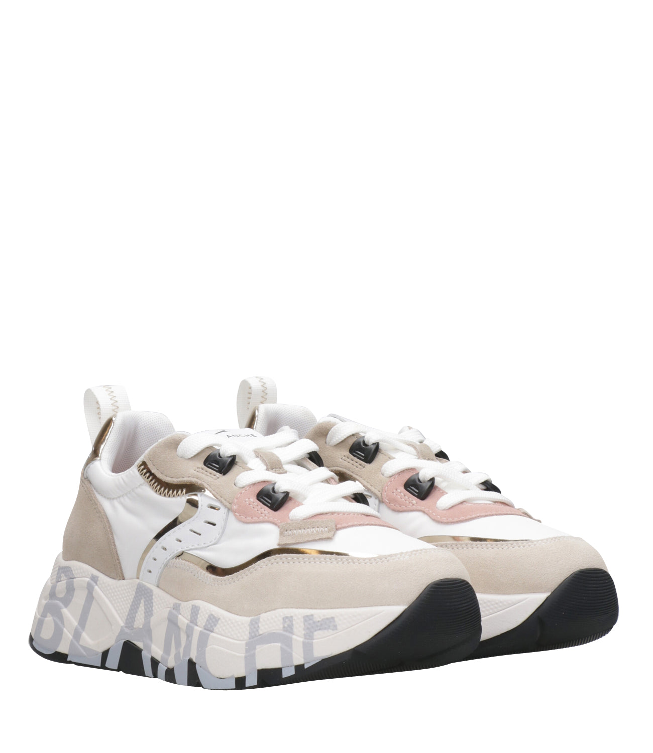Voile Blanche | Sneakers Club105 White, Sand and Platinum