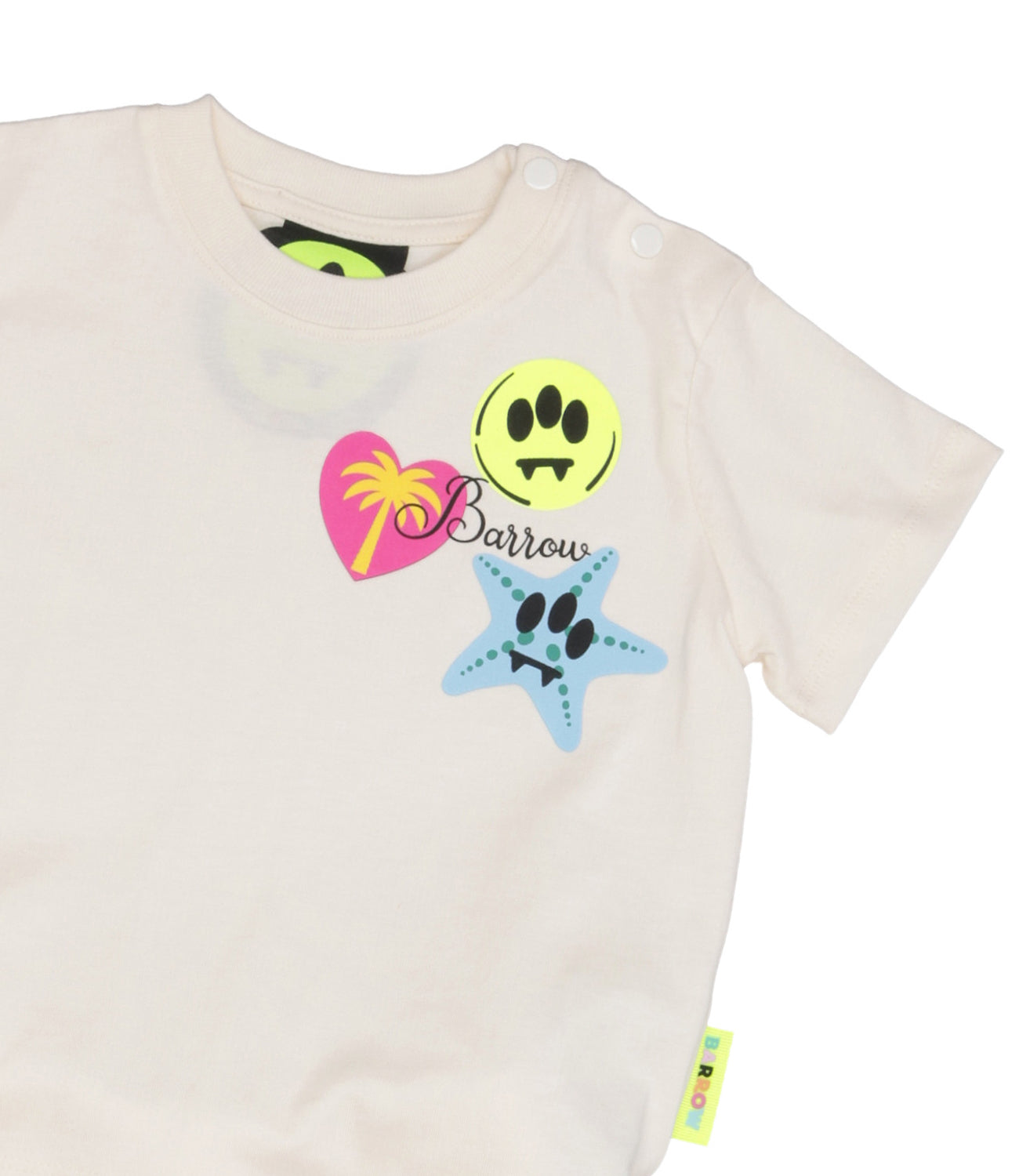Barrow Kids | Set T-Shirt e Bermuda Crema