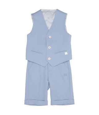 Carlo Pignatelli Junior | Set Gilet e Bermuda Celeste