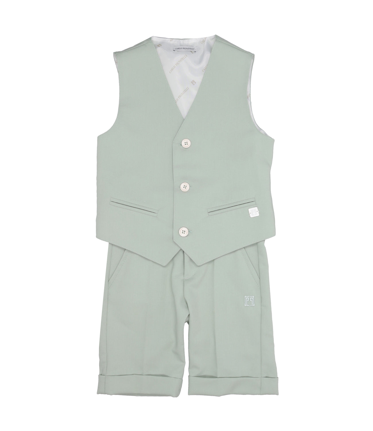 Carlo Pignatelli Junior | Set Gilet e Bermuda Verde