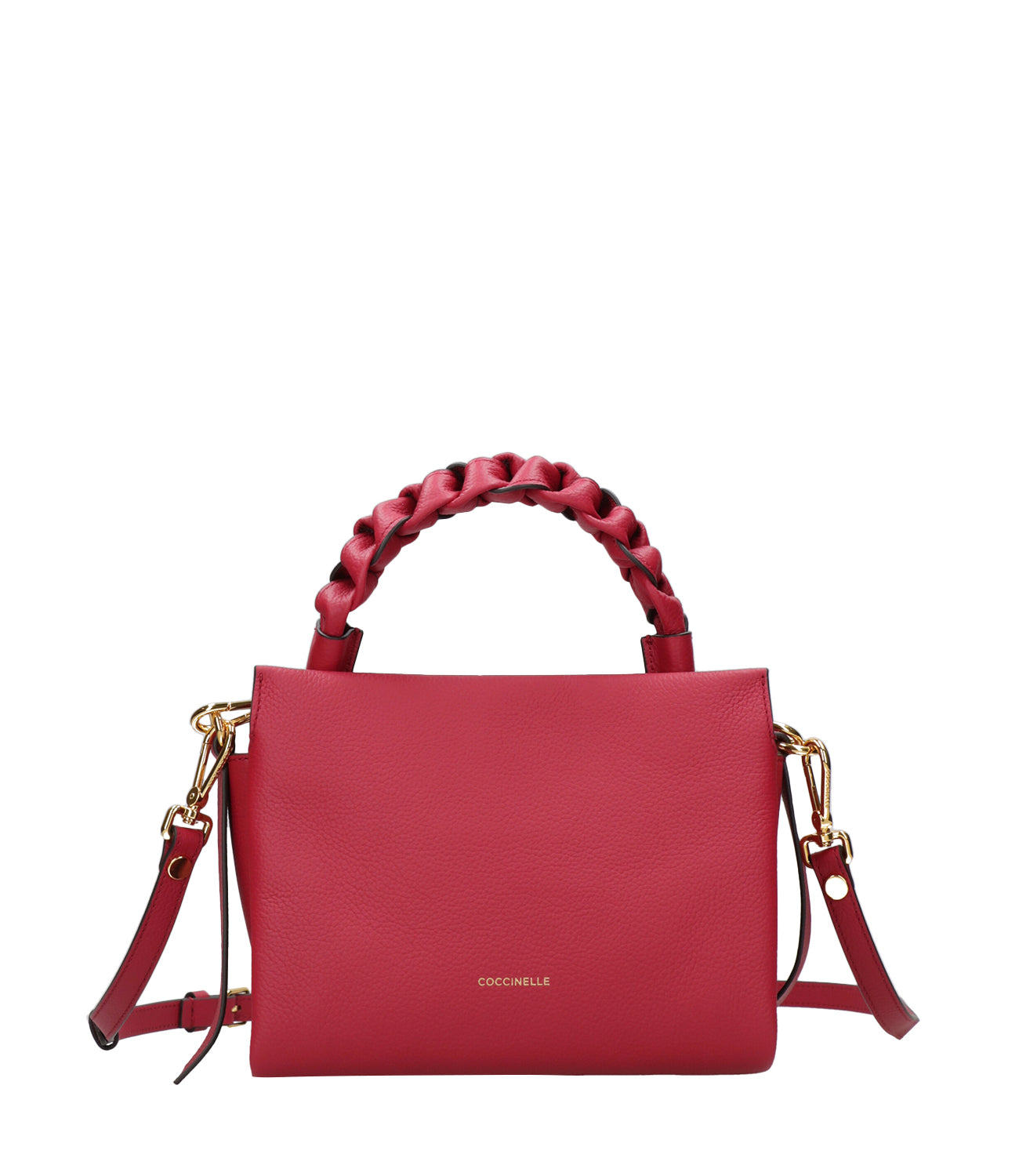 Coccinelle | Borsa Boheme Grana Double Small Lampone