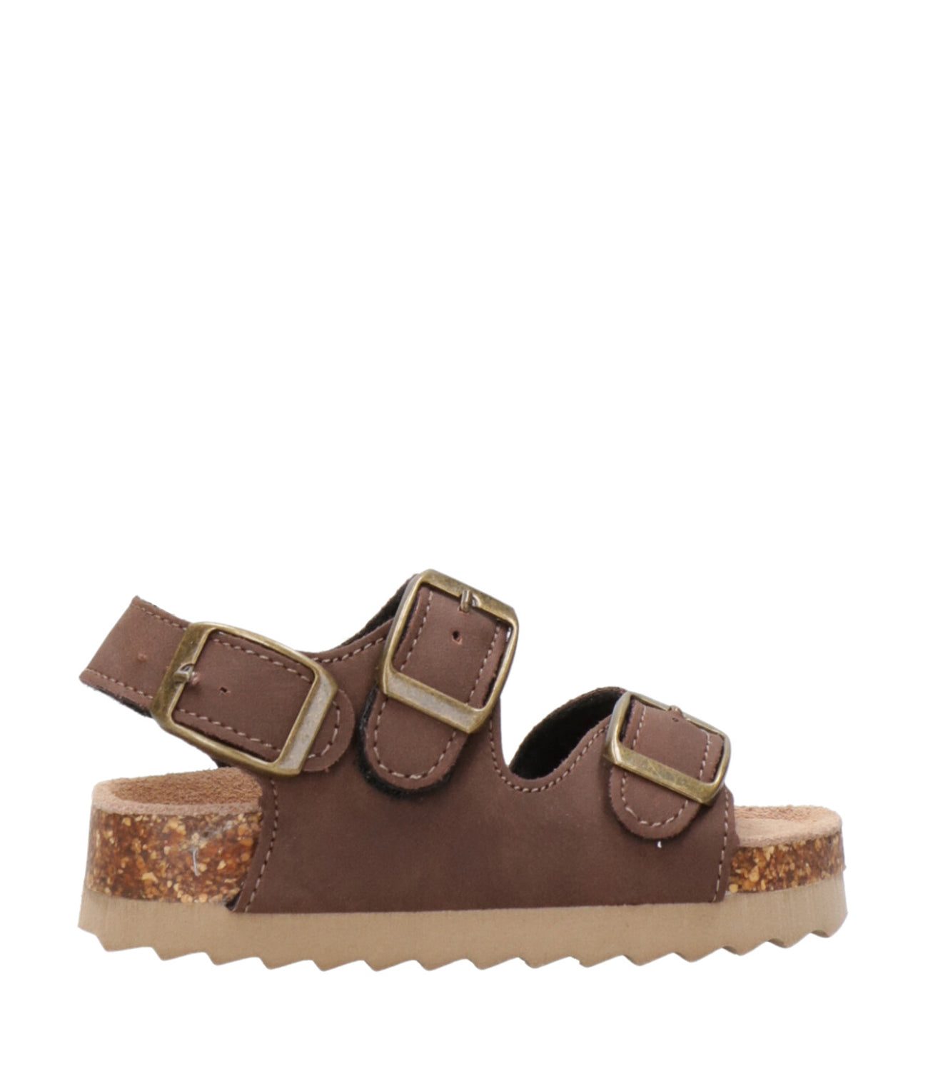 Colors of California Kids | Sandalo 3 Buckles Cognac