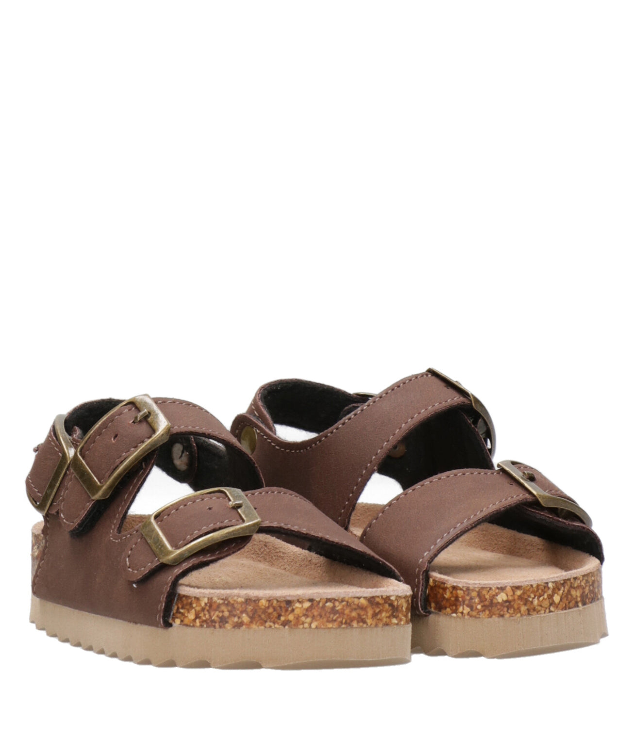 Colors of California Kids | Sandalo 3 Buckles Cognac