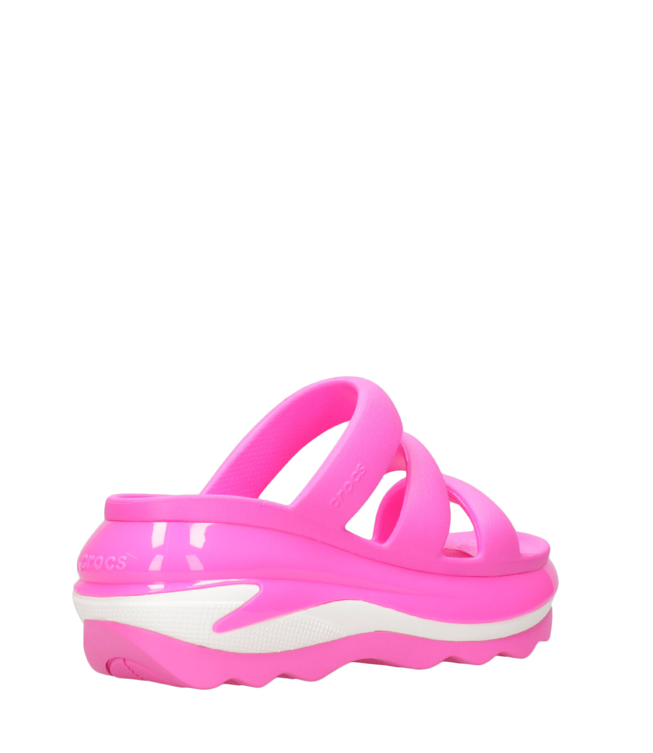 Crocs | Mega Crush Slipper Triple Strap Fuxia