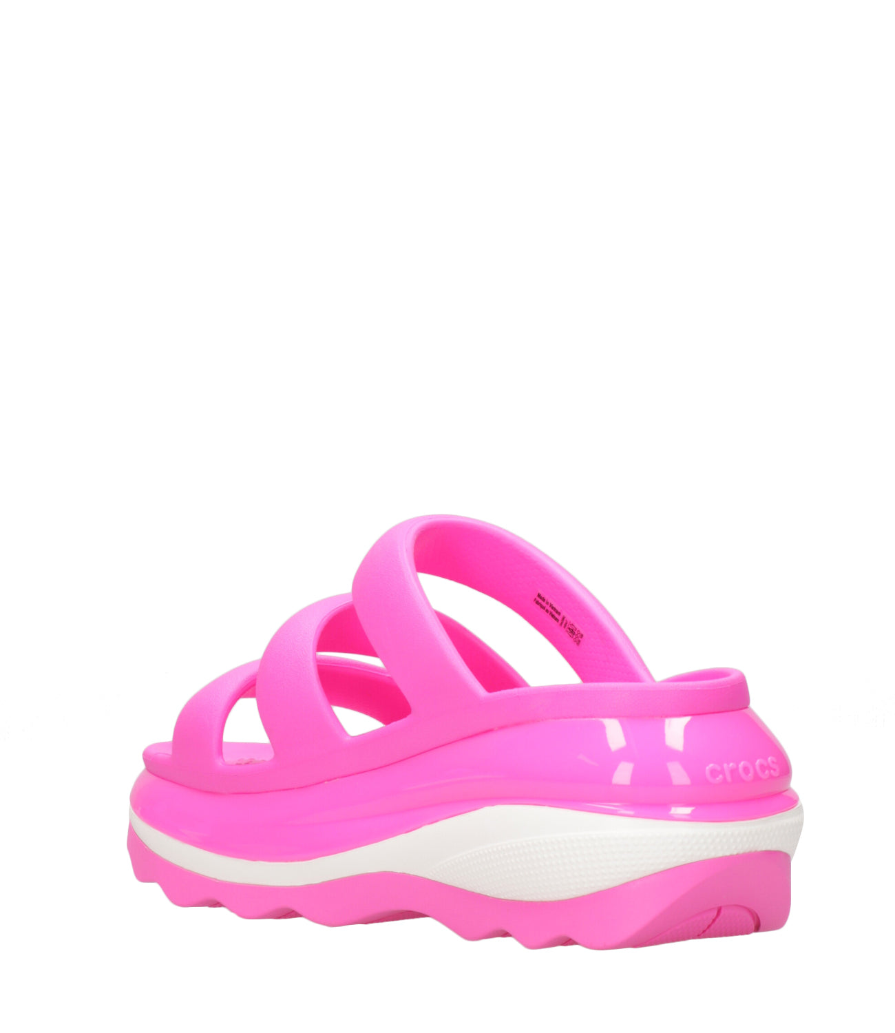 Crocs | Mega Crush Slipper Triple Strap Fuxia