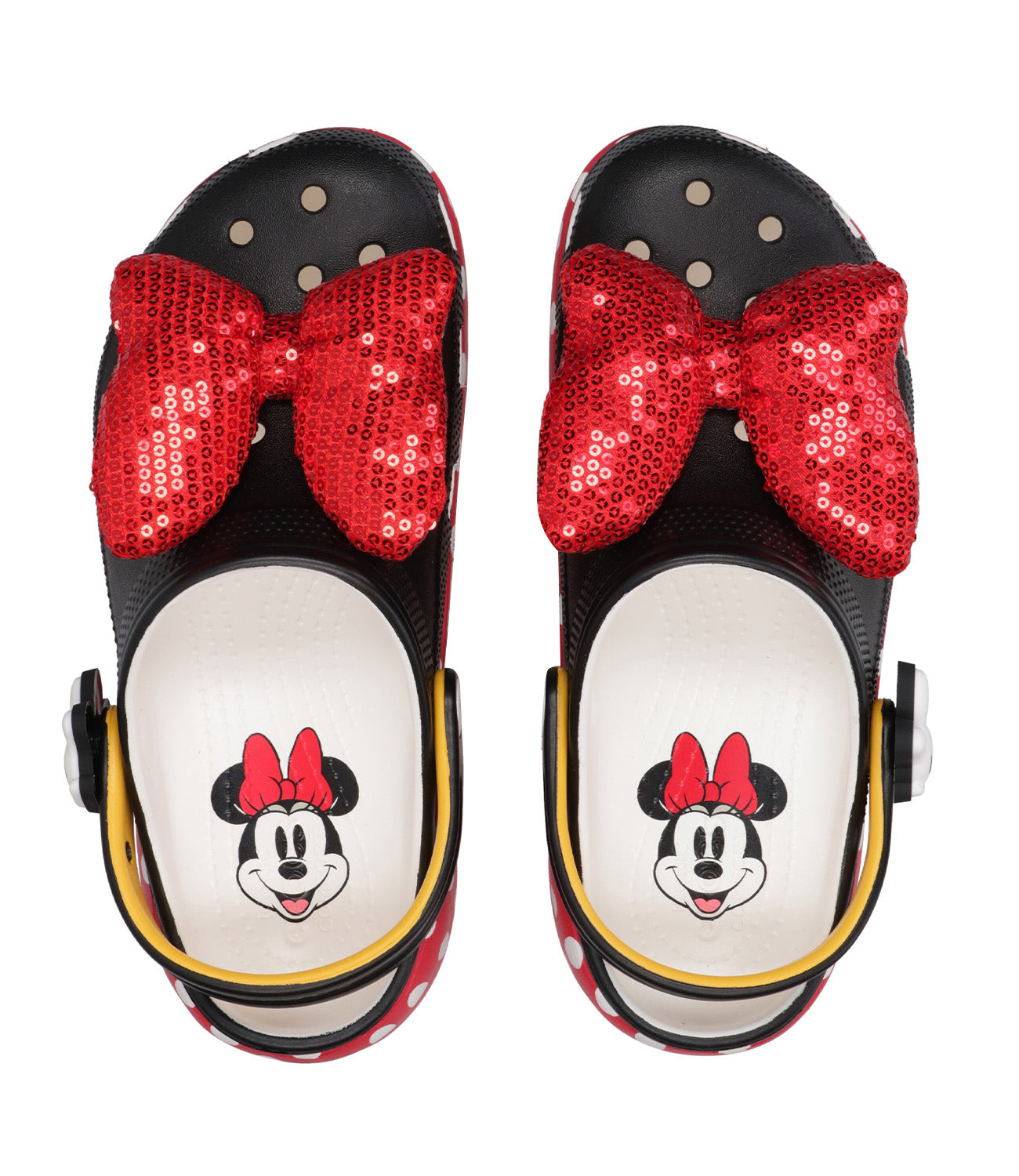 Cros | Sabot Minnie Classic Platform Clog W Nero e Rosso