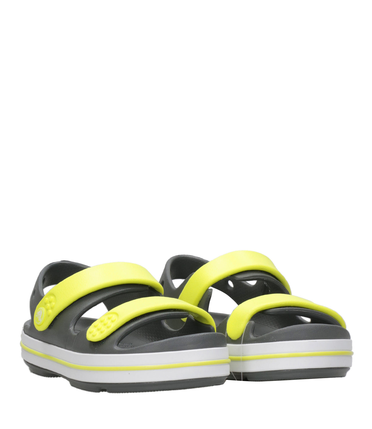 Crocs Kids | Sandalo Crocband Cruiser Grigio e Giallo Fluo