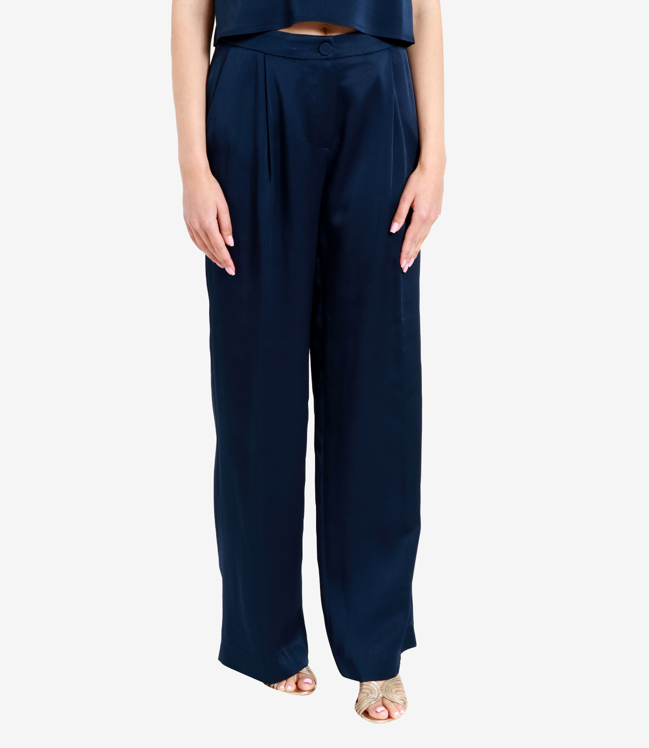 Cruna | Pantalone Cora Blu notte