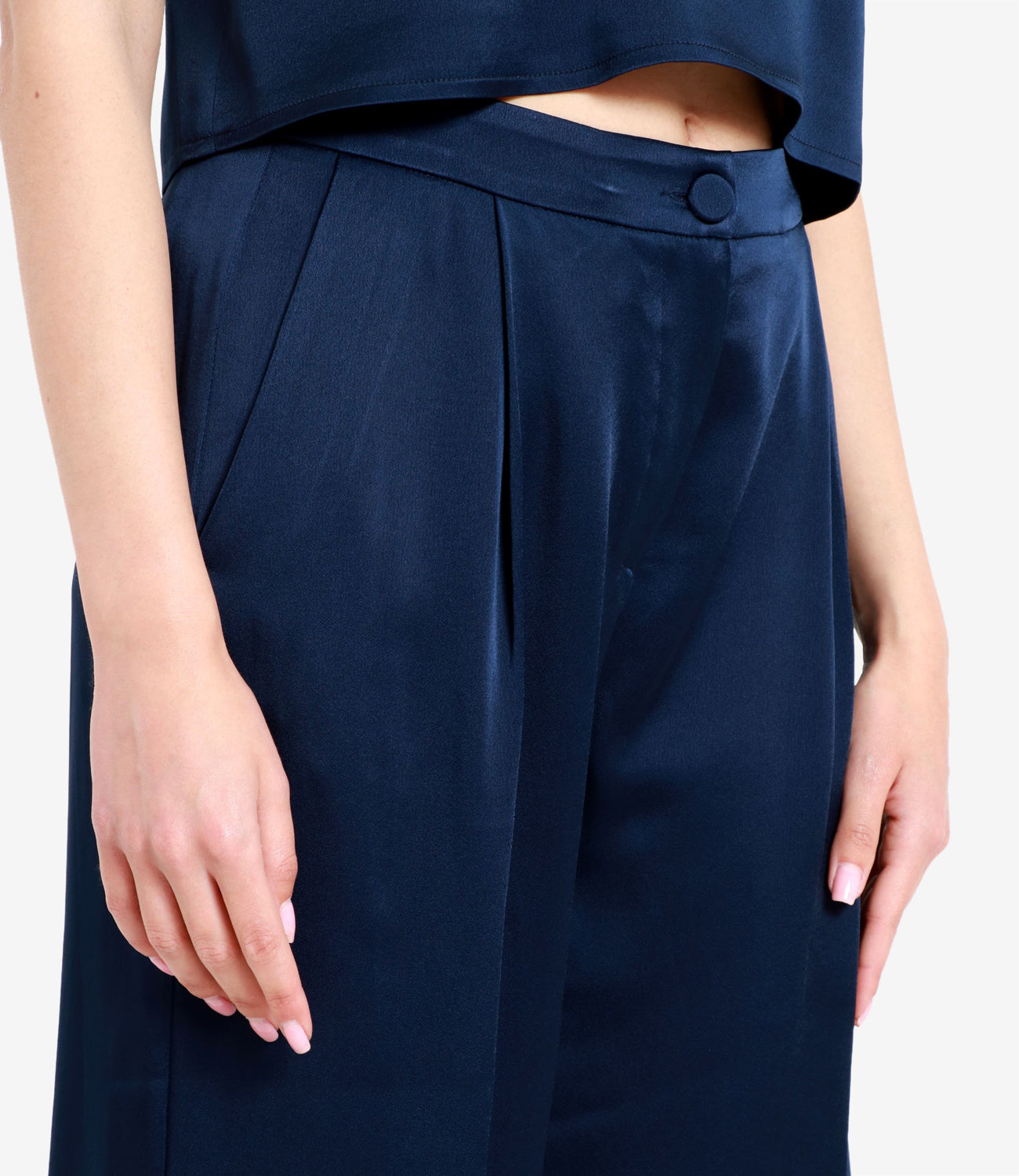 Cruna | Pantalone Cora Blu notte
