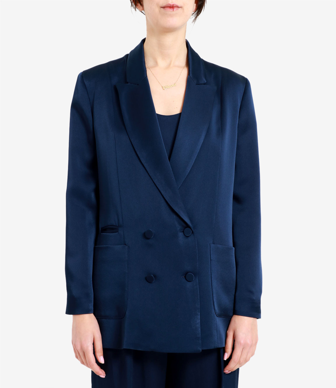 Cruna | Giacca Elian Blu notte