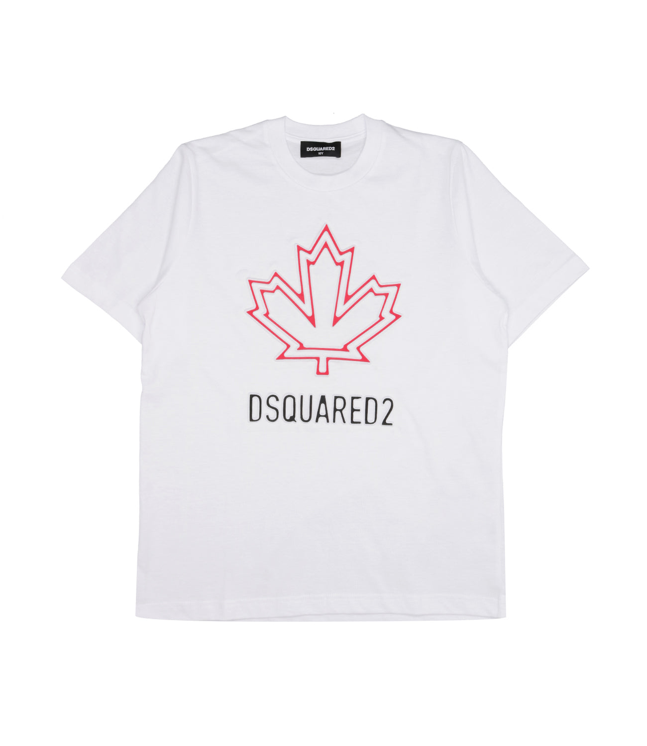 Dsquared2 Kids | T-Shirt Maple Leaf Bianca