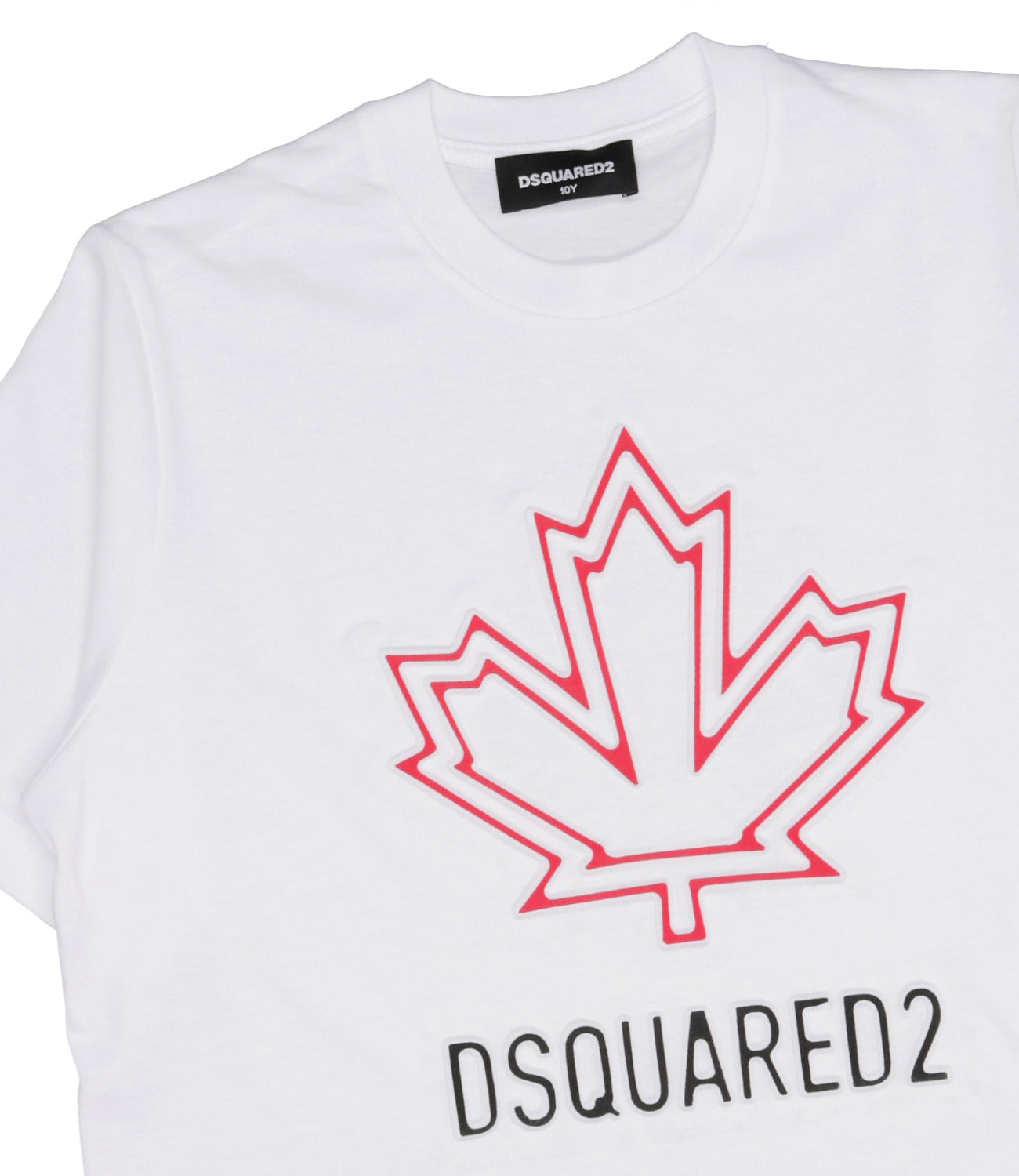 Dsquared2 Kids | T-Shirt Maple Leaf Bianca